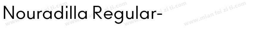 Nouradilla Regular字体转换